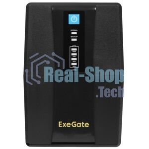 Источник бесперебойного питания ExeGate Power Back BNB-600 / 600 ВА / 360 Вт / 2 x CEE 7 (евророзетка)
