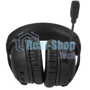 Гарнитура HyperX Cloud III S Wireless чёрный/красный, беспроводная, радиоканал, до 120 ч, съёмный микрофон, совместимость с PS5