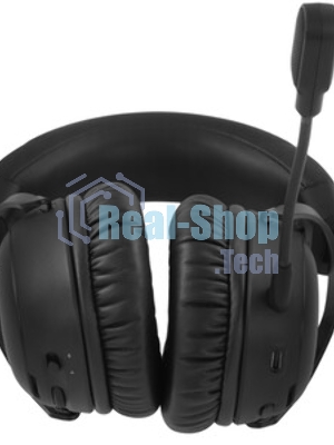 Гарнитура HyperX Cloud III S Wireless чёрный/красный, беспроводная, радиоканал, до 120 ч, съёмный микрофон, совместимость с PS5