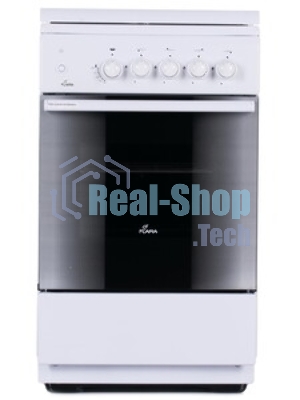 Газовая плита Flama FG 2411 W белый, конфорок 4 шт, духовка 50 л, 50 см x 85 см x 60 см