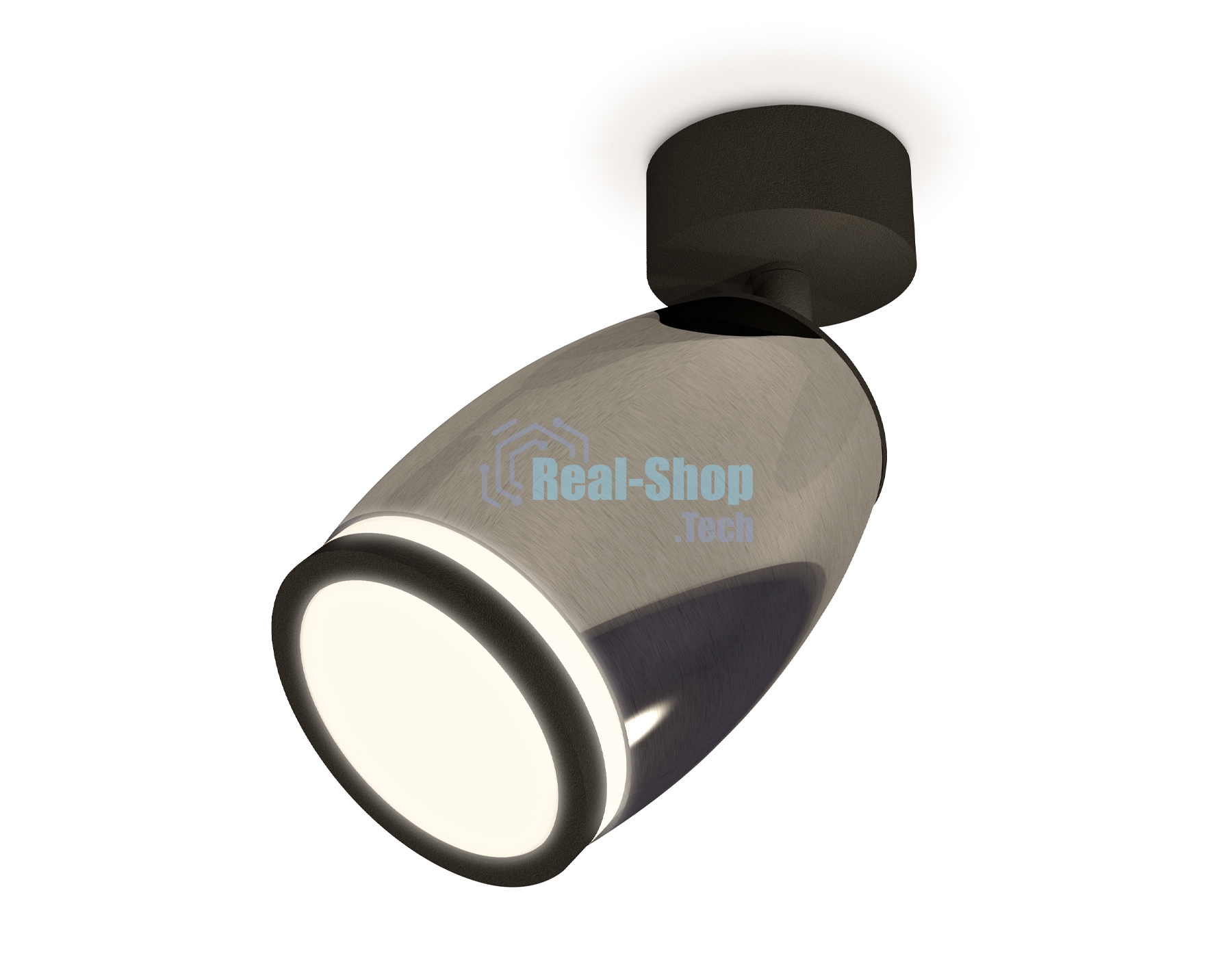 Комплект поворотного светильника Ambrella light XM1123004 DCH/SBK/FR черный хром/черный песок/белый матовый MR16 GU5.3 (A2210, C1123, N7121)