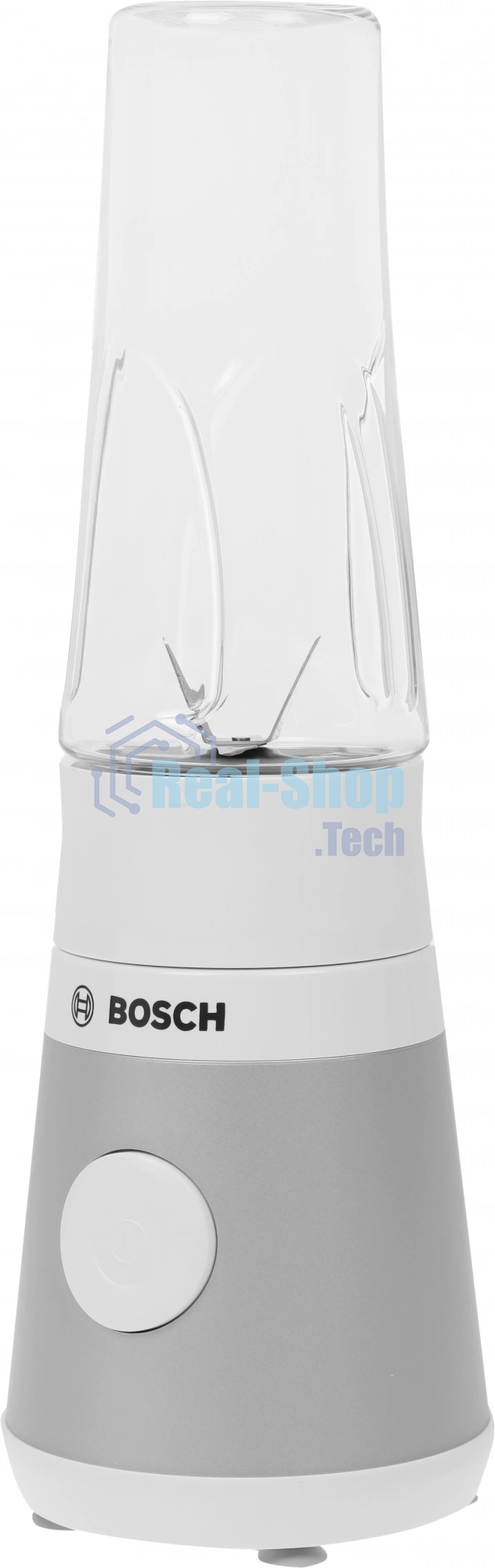 Блендер стационарный Bosch MMB2111T серебристый, 450 Вт, 1 скорость