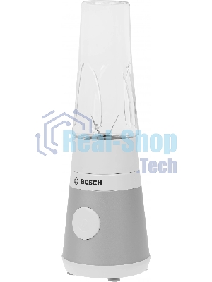 Блендер стационарный Bosch MMB2111T серебристый, 450 Вт, 1 скорость