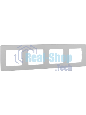 Рамка 4 поста белый Inspiria