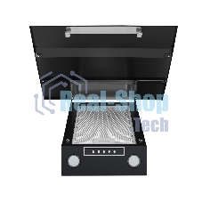 Вытяжка каминная Maunfeld Bridge 60 нержавеющая сталь/черное стекло, 60 см, 850 куб. м/ч, 51 дБ