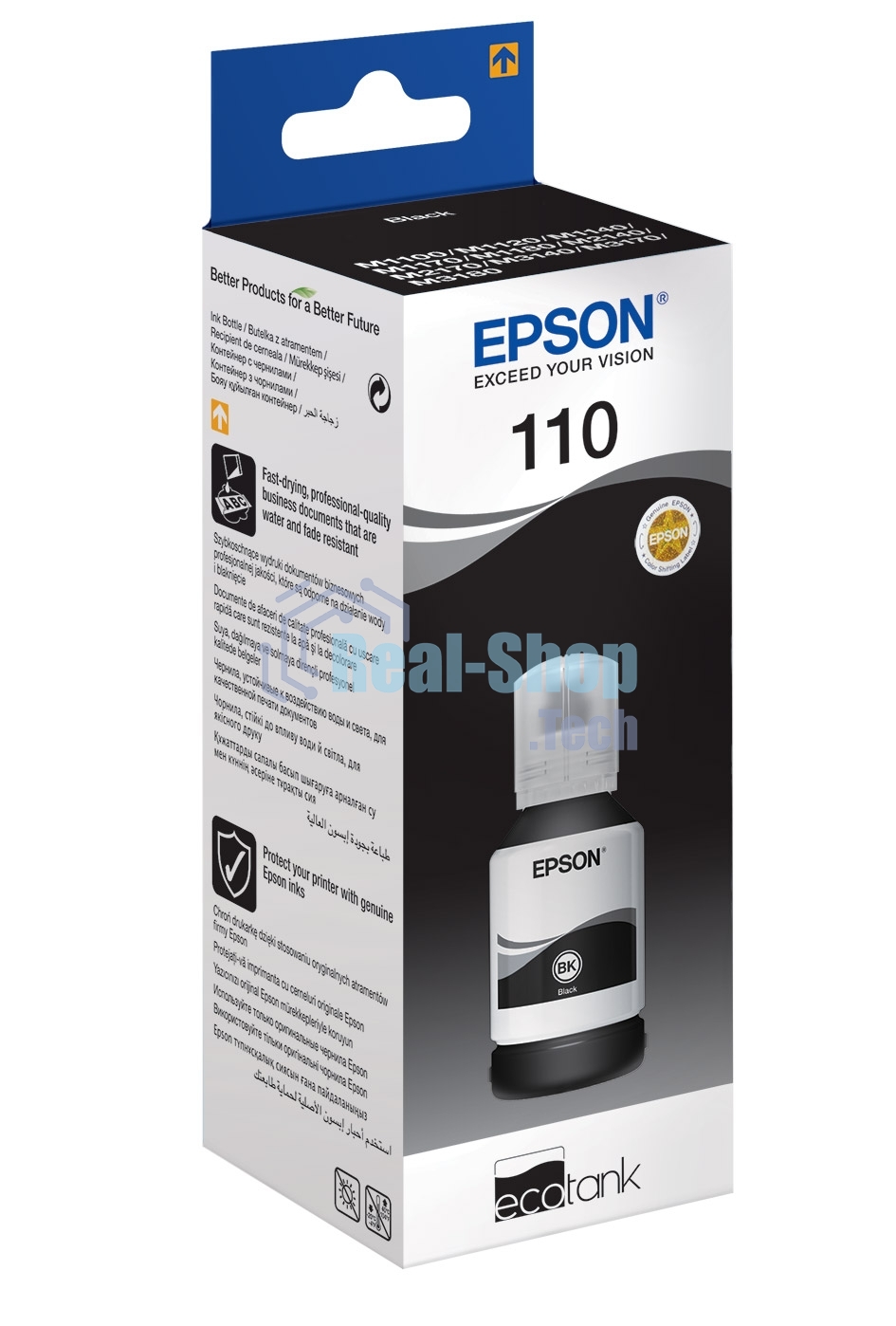 Чернила Epson MX1XX XL C13T03P14A черный (6000 стр.) (120 мл) для Epson M1100/1120/2140