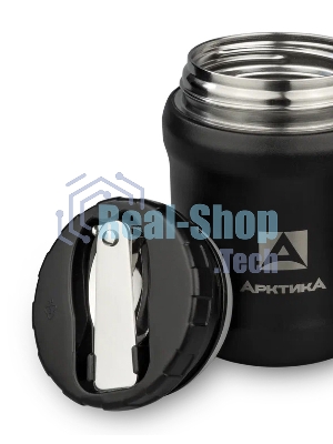 Термос для еды Арктика 311-500 0.5 л. черный, картонная коробка (311-500/BLACK)