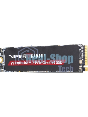 Накопитель SSD Patriot Viper VP4300 Lite, 1Tb, PCIe 4.0 x4, M.2 2280, NVMe, R/W 7400/6400, с радиатором