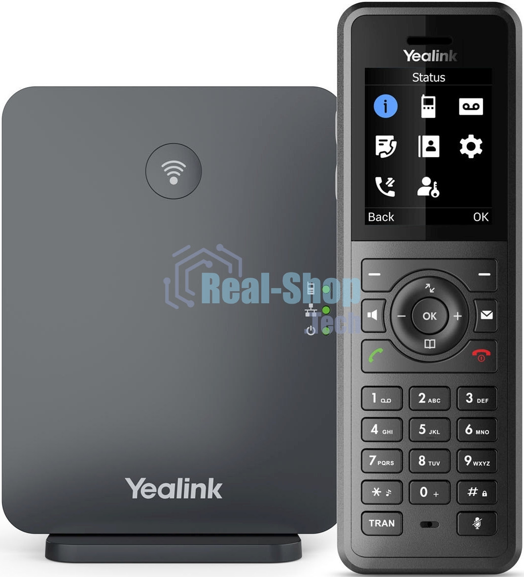 Телефон SIP Yealink W77P черный