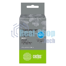 Картридж ленточный Cactus CS-M21-375595WT черный, 9.5мм, черный шрифт, белый фон, 6.4м для Brady BMP21-PLUS, BMP21-LAB