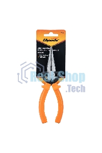 Длинногубцы Sparta Classic, 160 мм, прямые шлифованные, пластмассовые рукоятки