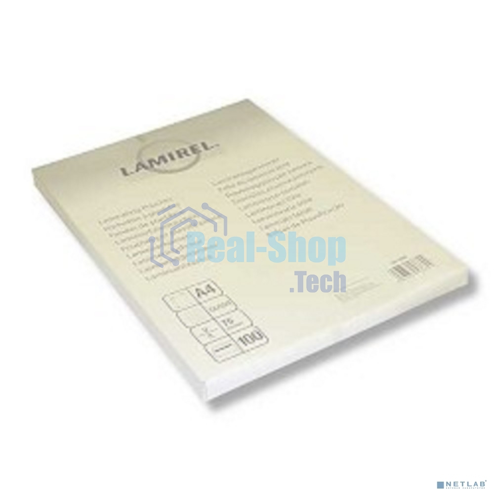 Пленка для ламинирования Lamirel LA-78656 75мкм A4 (100 шт) 216x303 мм