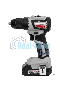 Дрель-шуруповерт аккумуляторная бесщеточная ИНТЕРСКОЛ КОМБИ ДА-13/18В 50 (2 АКБ 2 А·ч и ЗУ, кейс)