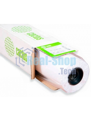 Бумага Cactus CS-PC90-152445 A0+ 1524мм-45м/90г/м2/белый CIE169% матовое универсальная (с покрытием) втулка:50.8мм (2