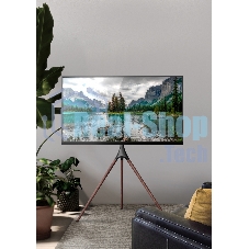 Подставка для телевизора Cactus CS-ST1246BKWN черный/орех 45