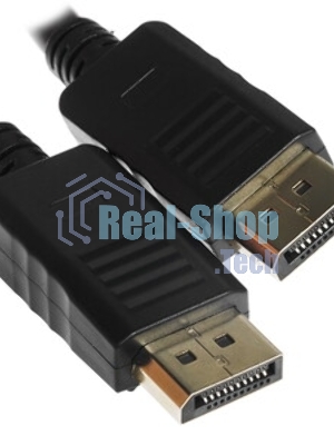 Кабель DisplayPort Cablexpert CC-DP2-10M, v1.2, 10м, 20M/20M, черный, экран, пакет