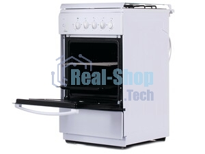 Газовая плита Flama FG 2411 W белый, конфорок 4 шт, духовка 50 л, 50 см x 85 см x 60 см