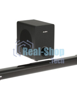 Саундбар SVEN SB-2150A черный (2 x 40W, Bluetooth сабвуфер 100W, пульт ДУ, LED-дисплей, HDMI, USB)