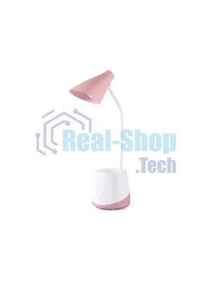 Светодиодная настольная лампа Ambrella light DE565 PI/WH розовый/белый LED 3000-6000K 5W