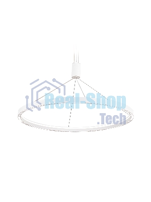 Подвесной светодиодный светильник Ambrella light FL5855 WH белый 40W 3000K/4200K/6400K D800*860 (без ПДУ)