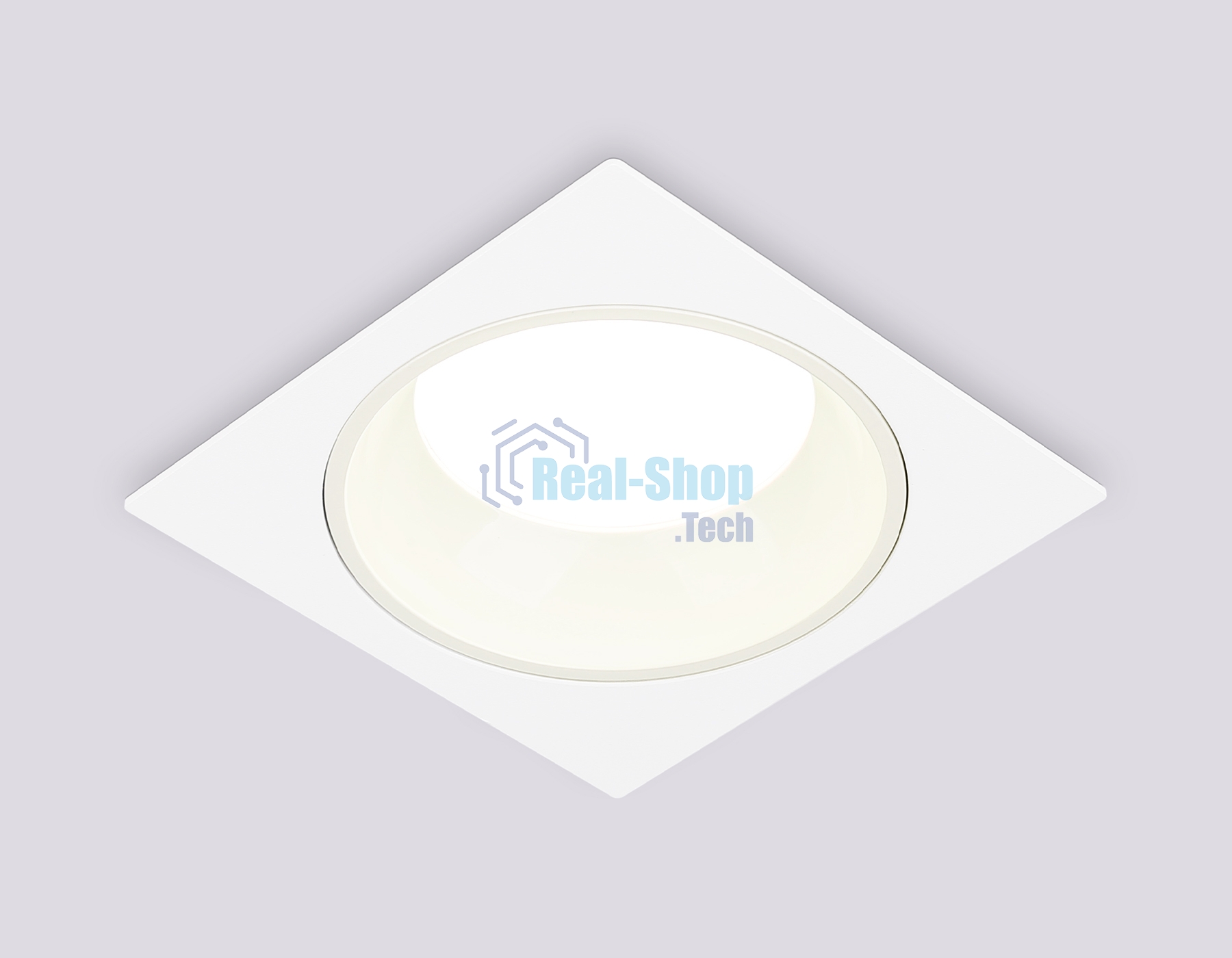 Светильник Ambrella light TN52341 SWH/GWH белый песок/белый глянец GX53 max 12W 115*115*25