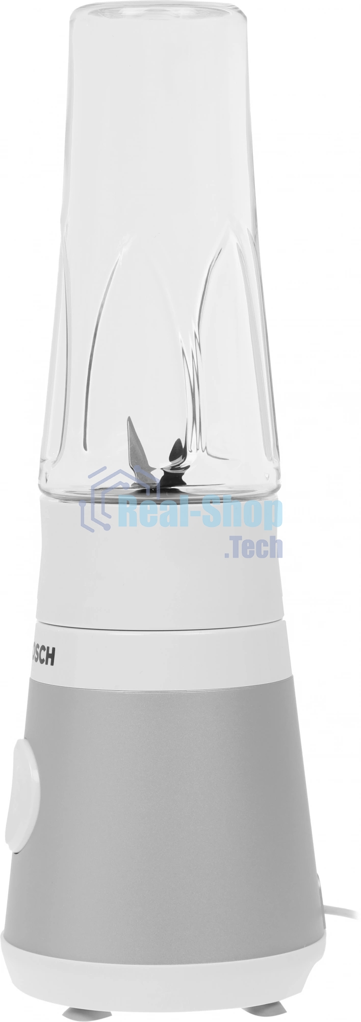 Блендер стационарный Bosch MMB2111T серебристый, 450 Вт, 1 скорость