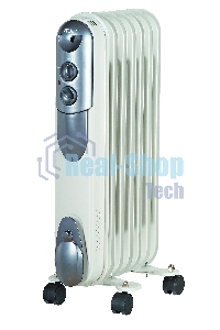 Обогреватель масляный Ресанта ОМПТ-7Н (7 секций) белый, 1500 Вт, 15 м2, термостат 67/3/3