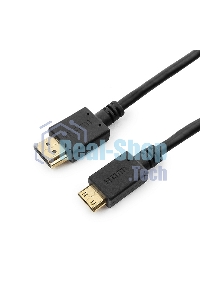 Кабель HDMI-miniHDMI Cablexpert CC-HDMI4C-10, 19M/19M, v2.0, медь, позол.разъемы, экран, 3.0м, черный, пакет