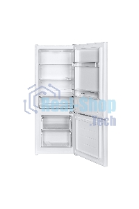 Холодильник Maunfeld MFF144SFW белый глянц. двухкамерный 154/52л морозилка снизу, ручная разморозка