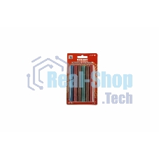 Клеевые стержни Rexant, Ø11 мм, 100 мм, цветные, 12 шт., блистер