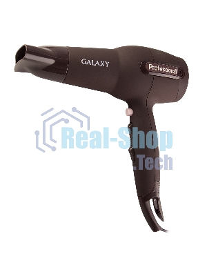 Фен для волос профессиональный Galaxy Line GL 4310, коричневый,2000 Вт, 2 скорости, 3 температурных режима, функция 