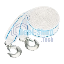 Трос буксировочный Rexant 10 т, 5 м, с двумя крюками, в чехле