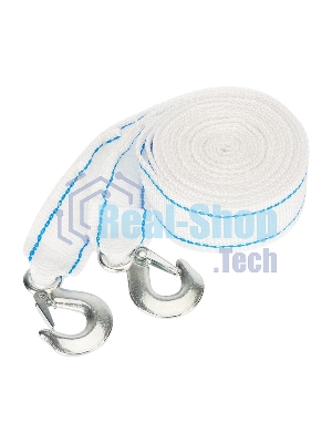 Трос буксировочный Rexant 10 т, 5 м, с двумя крюками, в чехле