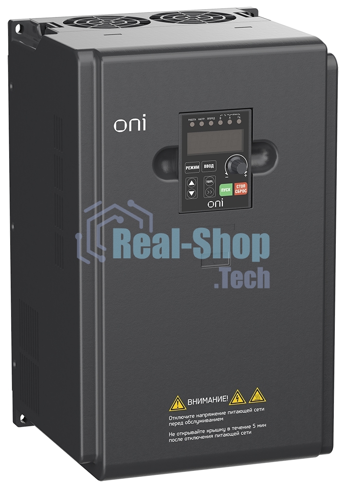 Преобразователь частоты A150 380В 3ф 11кВт 25А встроенный торм. модуль ONI A150-33-11T