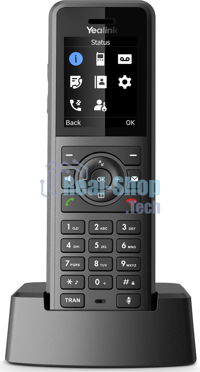 Телефон SIP Yealink W77P черный