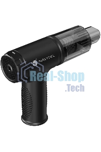 Пылесос автомобильный Navitel CL80 черный, 80/100 Вт, уборка сухая, пылесборник контейнер