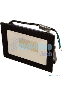 Прожектор уличный Ultraflash LFL-7001 C02 светодиодный 70Вт корп.мет./стек.черный (13328)