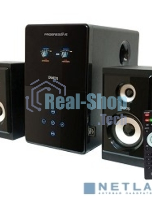 Акустическая система Dialog Progressive AP-220 черный 2.1, 30W+2*12W RMS, USB+SD reader