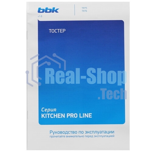 Тостер BBK TR76 кремовый, 800 Вт, 2 слота