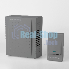 Звонок электрический бытовой (дверной) DBQ26M WM 1M IP44 / Серый