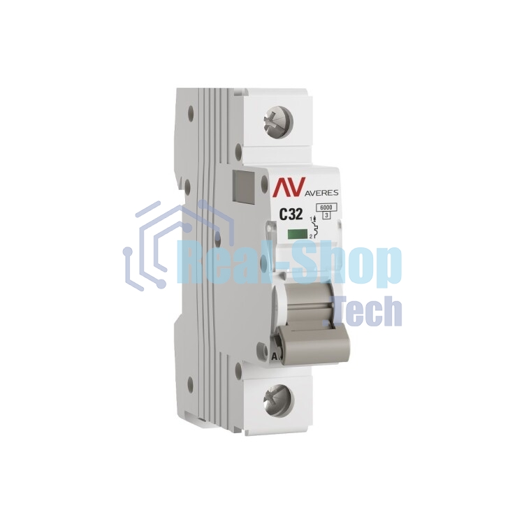 Выключатель автоматический Averes AV-6 1P 32A (C) 6kA