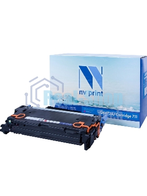 Картридж лазерный NVPrint совместимый HP Q6473A/Canon 711 Magenta для LaserJet Color 3505/3505x/3505n/3505dn/3600/3600n/3600dn/3800/3800n/3800dn/3800dnt/Canon LBP-5300/5360/MF-9130/9170/9220Cdn/9280Cdn (4000k)