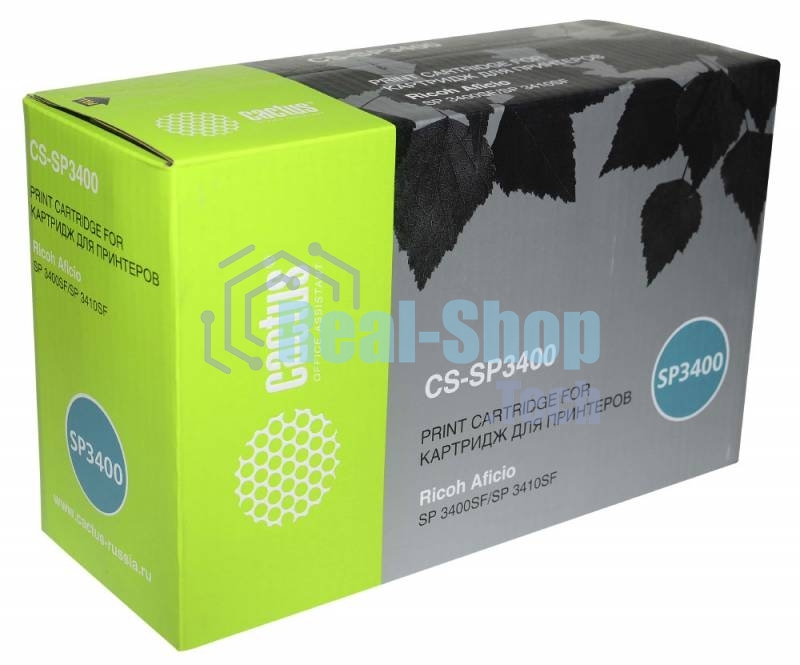 Картридж лазерный Cactus CS-SP3400 черный (5000 стр.) для Ricoh Aficio SP 3400/3410/3400n/3410dn/3400sf/3410sf