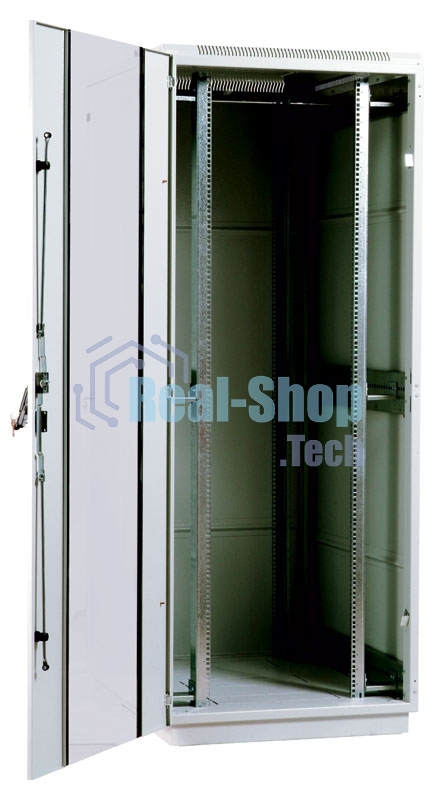 Шкаф телеком. напольный 42U (800x1000) дверь стекло (ШТК-М-42.8.10-1ААА) (3 коробки)