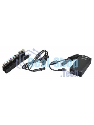 Блок питания Ippon D90U автоматический 90W 15V-19.5V 10-connectors 8A 1xUSB 2.1A от бытовой электросети LСD индикатор