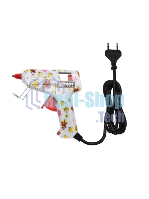 Клеевой пистолет Rexant, 15 Вт, Ø7 мм + набор цветных стержней 12 шт, блистер