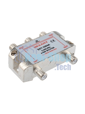 Делитель ТВ Rexant х 4 под F разъем 5-2500 МГц 