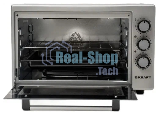 Мини-печь Kraft KF-MO 3200 GR (1 протвень+1 решетка)
