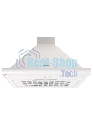 Вытяжка каминная Elikor Сатурн 60П-180-В1Л белый, 60 см, 180 куб. м/ч, 48 дБ