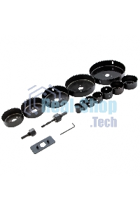 Набор коронок Matrix набор кольцевых пил по дереву 19-127мм 12 предм.